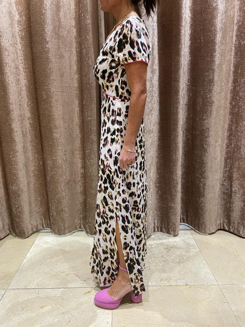 Eva Kayan Leopard Print Dress side
