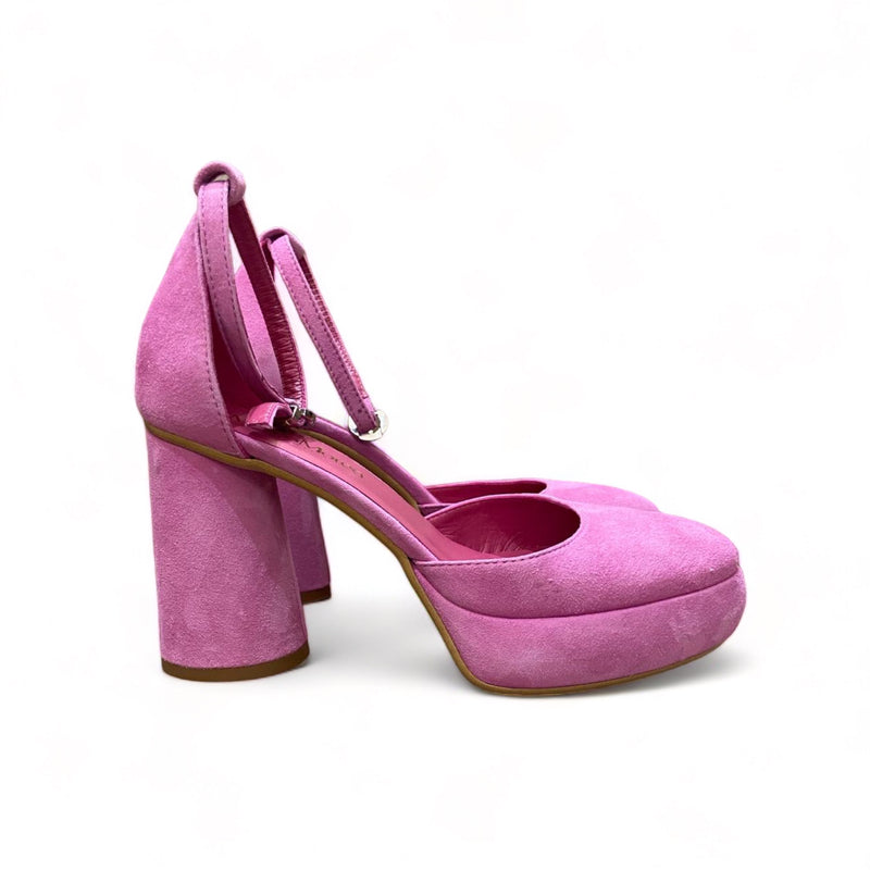 Marco Moreo Phoebe Pink Ankle Strap Shoe
