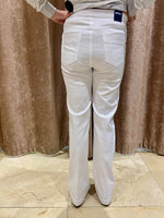 Gardeur Zilla White Trousers From The Back 