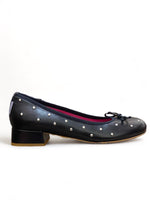 Marco Moreo Black Studded Ballerina Style Shoes