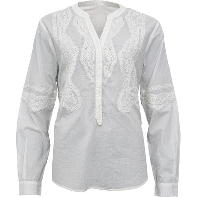 Costa Mani Tippy White Lace Blouse