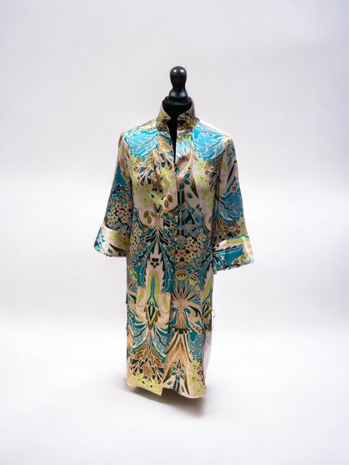 Dea Kudibal Kamille Silk Kimono Style Shirt Dress
