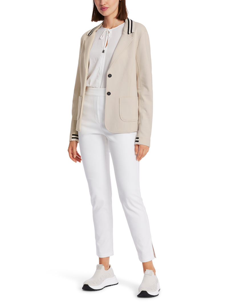 Marc Cain Sports Blazer with Ribbed Collar