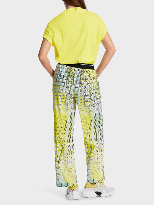 Marc Cain Welby Printed Trousers back