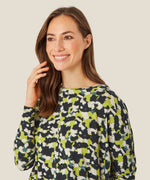 Masia Barr Dropped Shoulder Jersey Oasis Printed Top