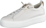 Paul Green Ivory/Gold Platform Toggle Trainers